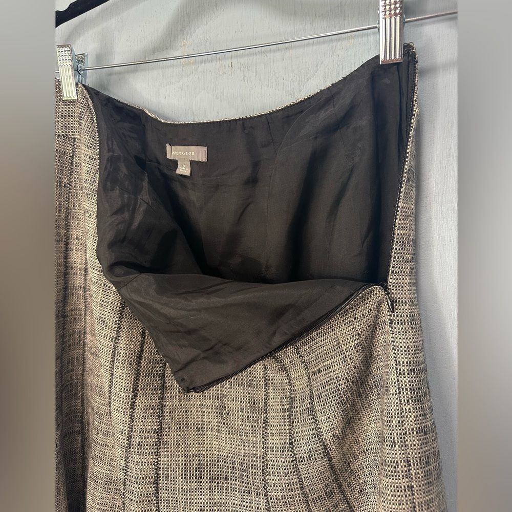 Ann Taylor Tweed Skirt -  A-line - Size 10 - Picture 3 of 5